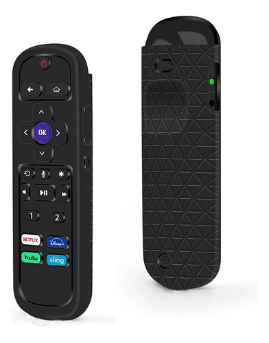 Funda Forro Protector Para Control Roku, Silicona Antigolpes