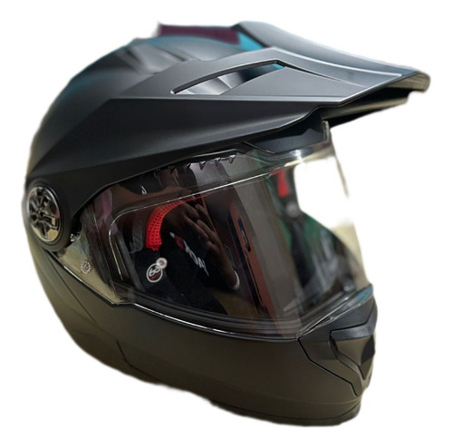 Casco Ilm 909-f Color Negro Mate Talla M 57-58 Cm