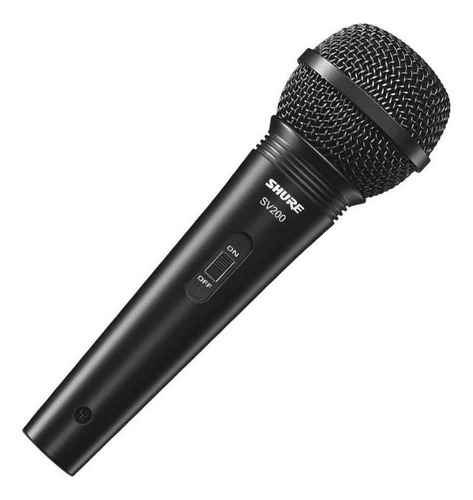 Micrófono Dinámico Shure Sv200 Vocal Con Cable