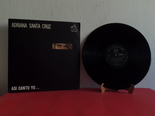 Adriana Santa Cruz Así Canto Yo 1966 Jazz Disco Vinilo Lp