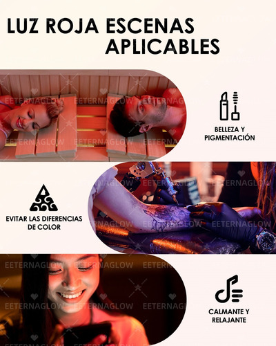 Lámpara De Pie Led Diamond Lámpara De Pestañas De Luz Roja