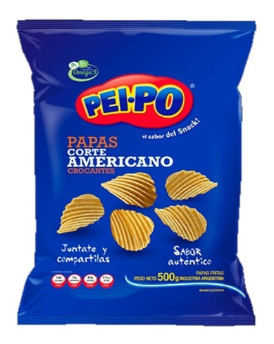 Snacks I Peipo I Papas Fritas 500grs I Corte Americano
