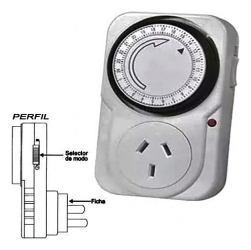 Timer Temporizador Mecanico Para Enchufe 10a 220v