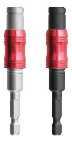2 Soporte De Punta De Tornillo Giratorio Rojo Plateado