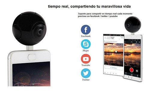Camara 360 Grados Panoramica Para Celular Android