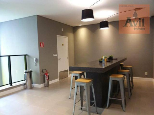 Studio Com 1 Dormitório Para Alugar, 33 M² Por R$ 2.500/mês - Santa Efigênia - São Paulo/sp - St0028