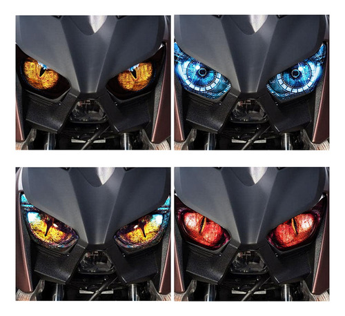 Pegatinas De Protección De Faros De Motocicleta