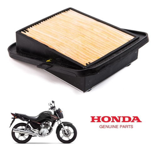 Imagen 2 de 7 de Filtro De Aire New Cg 150 Titan 14/20 Honda Original Full