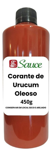Corante Alimentício De Urucum Oleoso Concentrado - 450g