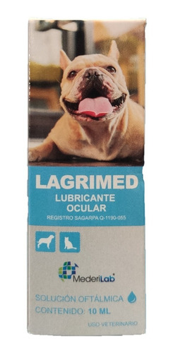 Lagrimed Lubricante Ocular 10 Ml Perro Y Gato Mederilab
