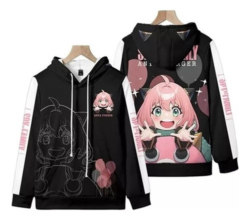 Uj Spy × Family Anya Forger Sudadera Con Capucha Cosplay