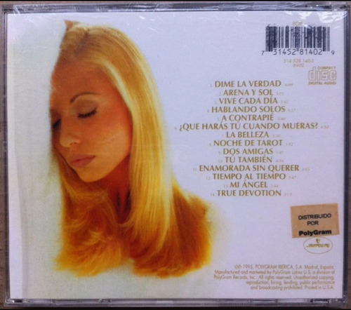 Marta Sanchez. Mi Mundo. Cd Original, Nuevo