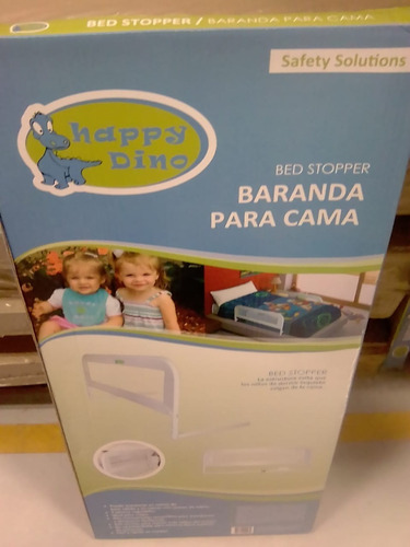 Baranda Para Cama Protectora Anticaidas Bebe Niño Happy Dino