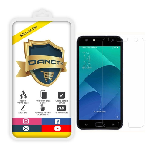 Película Gel Curvada Zenfone 4 Selfie Zd553kl 5.5 Cobre Tela