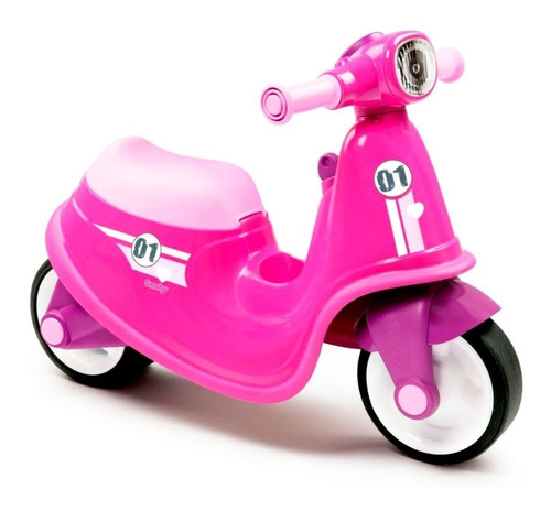 Correpasillos Tipo Scooter Rosado - Smoby