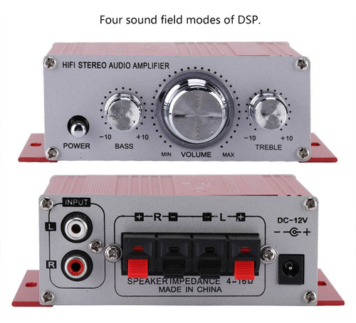 Mini Amplificador De Automóvil Digital Auto Hifi Audio