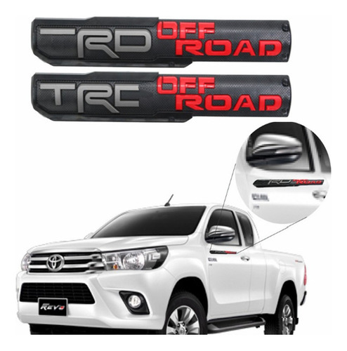 Emblema De Trd Off Road Para Toyota Tacoma, 2 Piezas A