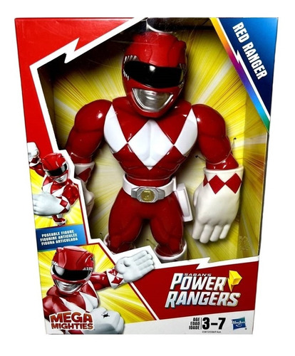 Boneco Articulado Herói Power Rangers Vermelho Red Original