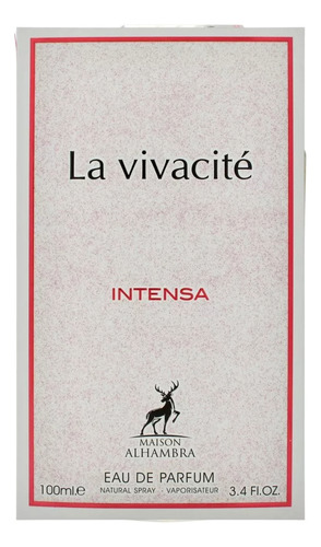 Perfume Árabe Maison Alhambra La Vivacité, 100 Ml