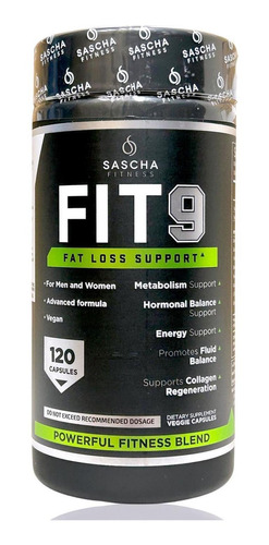 Suplemento en cápsulas Sascha Fitness  Fit 9 vitamina c en pote 120 un