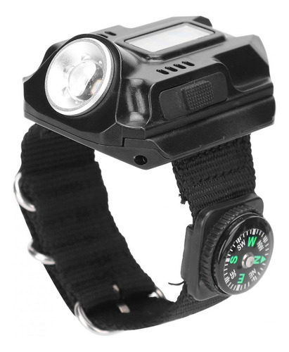 Pulseira De Nylon Ajustável Pulseira Relógio Lanterna Pulsei