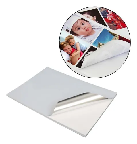 . Etiqueta De Papel De Vinilo Imprimible A4 For Impresora