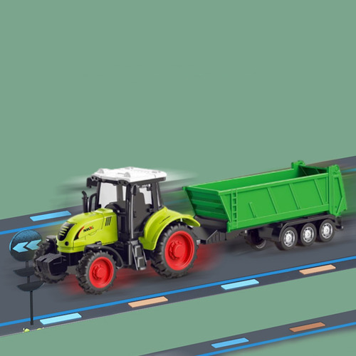 Tractor De Juguete K Farmer, Impulsado Por Fricción, Educati