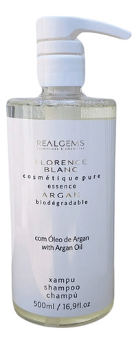 Shampoo Florence Blanc Argan 500ml C Válvula Realgems