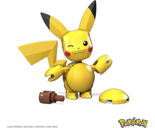 Mega Construx Pokemon Pikachu Construction Set, Building Toy