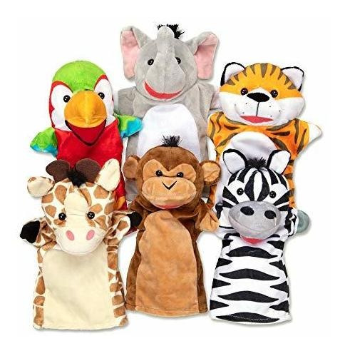 Melissa  Doug Safari Buddies Títeres De Mano, Jr2gl