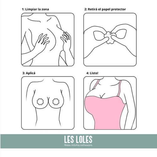 Imagen 7 de 9 de Pezonera Cubre Pezon De Silicona Reutilizable Les Loles