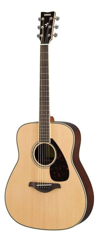 Guitarra acústica Yamaha FG/FGX FG830 para diestros natural brillante