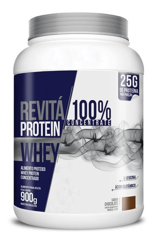 Whey Protein Concentrate 25g Revitá 900g Chocolate