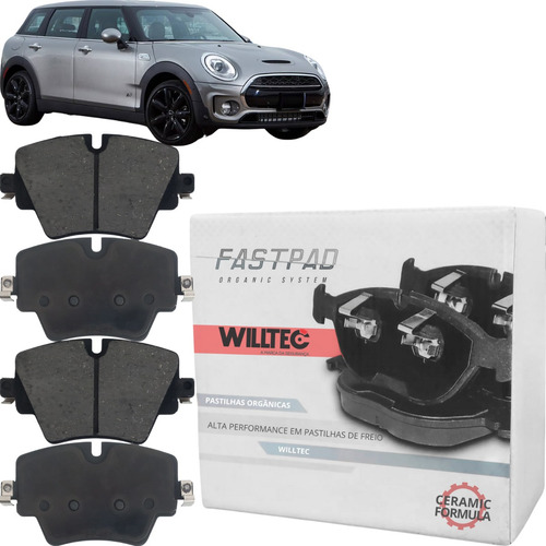 Pastilha Freio Diant Willtec Serie 1/2/3/5/x1/x2/x3 Clubman