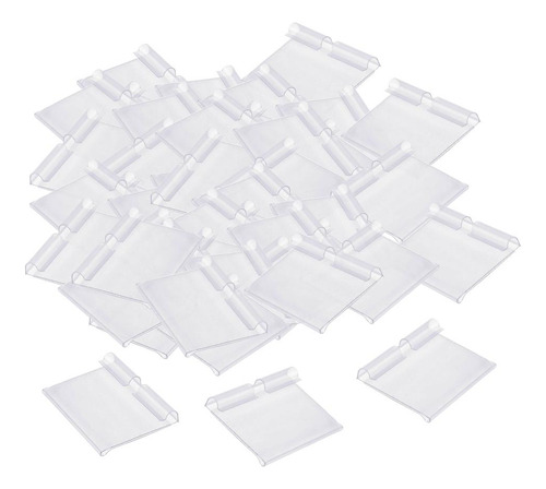 5 Paquete De 50 Soportes De Etiqueta De Precio De Plástico