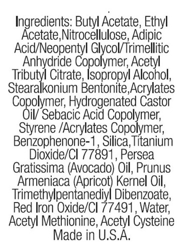 Esmalte De Uñas Tratamiento Karma Organic De 12ml De 1 Unidades Color Totes Southampton