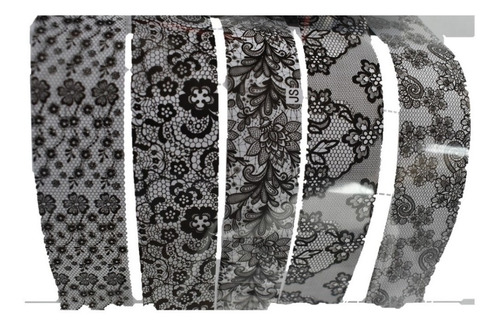 Kit De 10 Rollos De Papel Foil Transfer