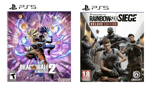 Dragon Ball 2 Xenoverse & Rainbows Six Siege Playstation 5 (Usado)