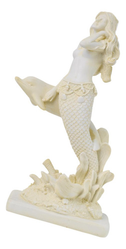 Smermaid Statue Resin Figurine Mapeop Ornament Escultura