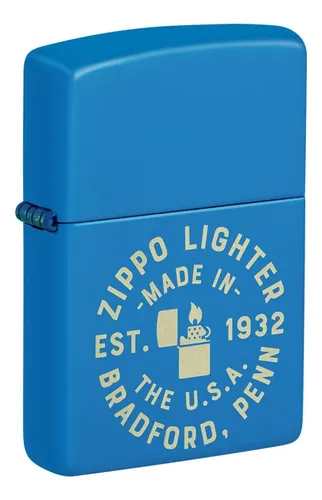 Encendedor Zippo Zippo Seal Design Azul Zp46173