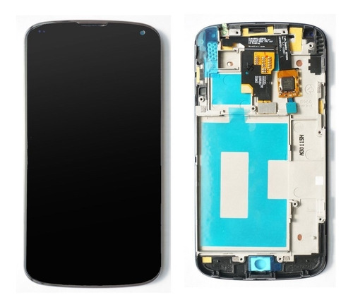 Display & Touch LG Nexus 4 E960 Con Marco Negro + Kit Regalo