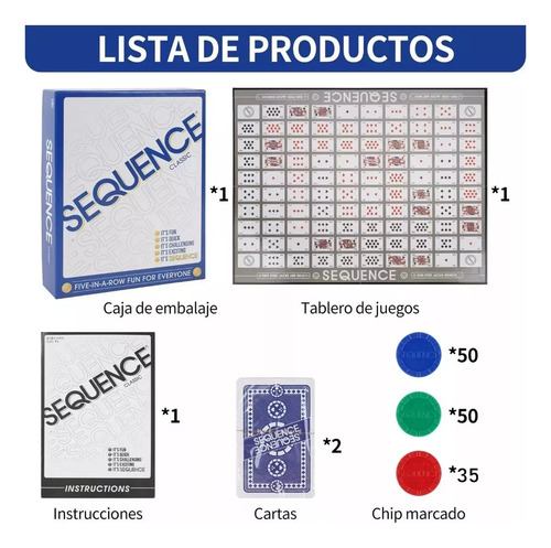 Juego De Mesa Sequence Classic Goliath