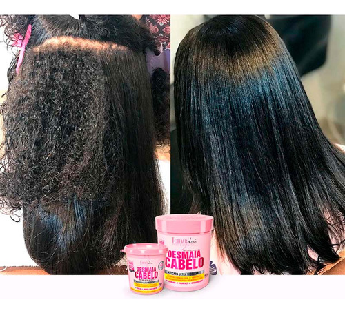 Kit Desmaia Cabelo Anti Frizz E Volume Forever Liss
