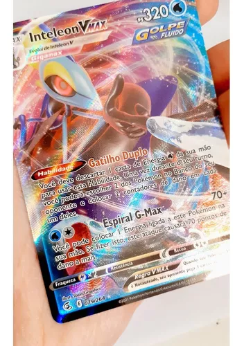 Carta Pokemon Inteleon-vmax Original Copag + Brindes em Promoção na  Americanas