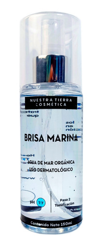 Agua De Mar Orgánica Uso Dermatológico Tónico Facial