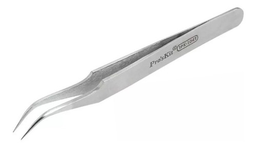 Imagen 1 de 3 de Brusela Pinza Punta Curva Extra Fina Proskit 1pk-104t Profes