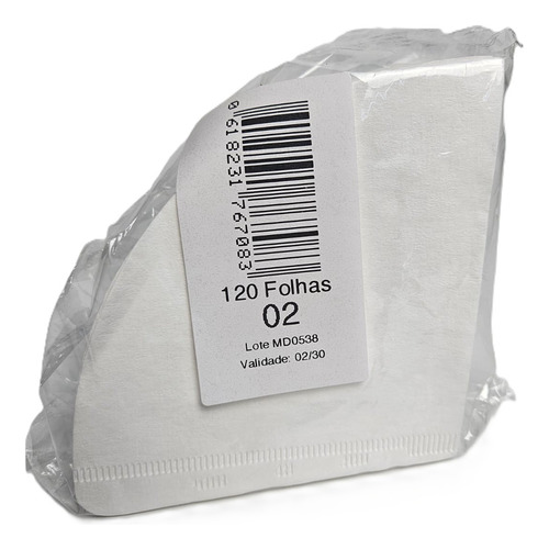 The Best Brew Waals Filtro De Papel Café Tipo V60 02 120un