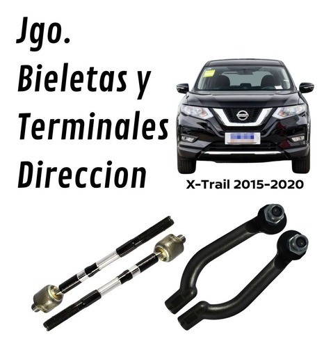 Kit Completo Bieletas Y Terminales Direccion X-trail 2019