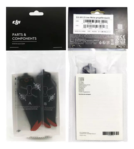 Kit 1 Par De Hélices Para O Drone Dji Air 2 / 2s Br- Dji Nf