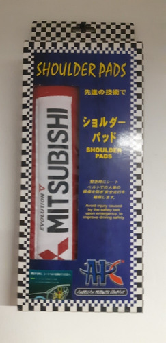 Imagen 1 de 3 de Almohadillas Mitsubishi Evolution Para Cinturones  Seguridad